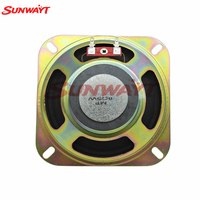 Haut-parleur magnétique carré miniature SUNWAYT SW-PS1 de 4 pouces, 8 ohms, 5 W, haute qualité, pour machine d'arcade (vente en gros)