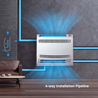 Climatiseur à console au sol 18000 BTU, technologie DC Inverter européenne, refroidissement et chauffage rapides, R32