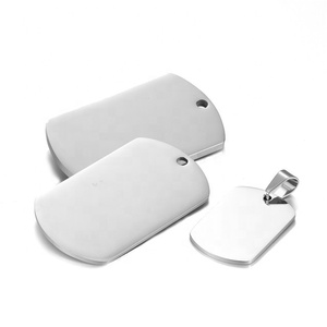 Yiwu aceon thép không gỉ 0.5 đến 3 mét độ dày trống nameplates tiêu chuẩn hình chữ nhật của nam giới ID nhóm thông tin đội <span class=keywords><strong>Dog</strong></span> <span class=keywords><strong>Tag</strong></span> - Product Image 3