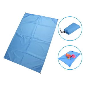 Summer One Bedroom Pop-Up Padded <strong>Beach</strong> Mat with Spring Wire Frame Polyester Outdoor Tent - Product Image 3
