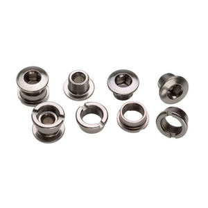 Custom אטב אלומיניום אופניים ברגים אגוזים הר כביש אופני דיסק כננת אחת Chainring ברגים ואגוז עבור Chainwheel - Product Image 2