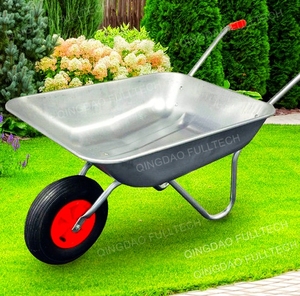 Carretilla Ligera Grand Garden con Bandeja Galvanizada, Rueda Neumática 3.50x6 68GK TrallNor con Caja Galvanizada, Noruega - Product Image 6