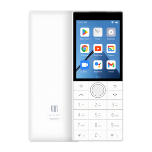Téléphone mobile débloqué Qin 4G, téléphones mobiles intelligents à écran tactile F22 4G, 2+16 Go/3+32 Go, Android 11 version <span class=keywords><strong>Google</strong></span>, blanc - Product Image 1