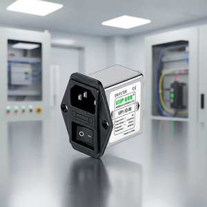 Módulo de entrada de energía con doble toma IEC 320 C20 AC y filtro de ruido EMI EMC - Product Image 5