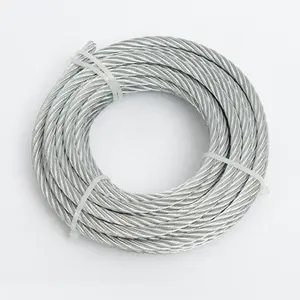 8ミリメートル6 × 19S + FC / 6 × 19W + FC Galvanized Steel Wire Rope