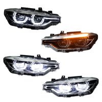 Phares LED pour BMW Série 3 F30 F35 2012-2019, Feux de Jour DRL Angel Eye Accessoires Automobiles 2 PIÈCES
