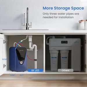Sistema de Osmose Reversa PUREZA 800GPD, Mais Fácil de Instalar, Sistema RO Sob a Pia - Glacierfresh U03 - Product Image 5