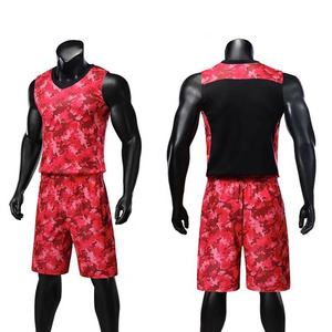 Beliebte Basketball tragen viele Farben Basketball ärmelloses Hemd Set sublimiertes Design Mode benutzer definierte Loo Männer Basketball Uniform - Product Image 4