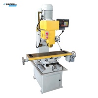 Petite fraiseuse miniature ZX50C avec alimentation automatique, liquide de refroidissement, affichage numérique, table rotative