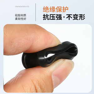 Funes <b>Rubber</b> <b>Plastics</b> Silicone Inverted Coil Protector 20mm Wire Protection Sleeve For Cable Insulation - Product Image 3