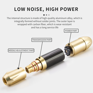 Высокопроизводительный татуировочный аппарат на заказ, мощный мотор, профессиональный роторный картридж для татуировки, набор для боди-арта - Product Image 3