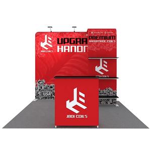 10x10ft 3x3m عرض الرف التجاري المعرض خلفية طاولة المعرض المحمولة خفيفة الوزن كشك المعرض - Product Image 2