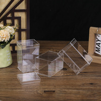 Boîte de rangement en plastique PS de qualité alimentaire, sans odeur, pour biscuits, gâteaux et sucre, boîte à chocolat en acrylique