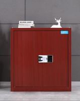 Caja Fuerte Metálica de Diseño Moderno con Sistema de Cerradura de Código, Caja de Seguridad Oculta Ajustable, Gabinete Confidencial para Escuela, Taller, Dormitorio