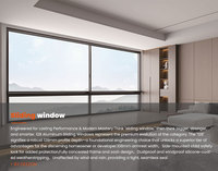 Ventanas y Puertas Corredizas Abatibles de Aluminio con Doble Acristalamiento y Protección Contra Huracanes Deezon Modernas