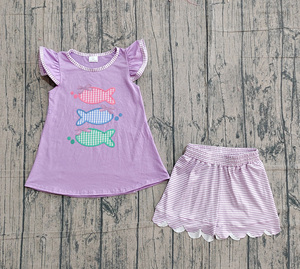 Vestido GSD3678 personalizado para niña, vestido de verano con estampado de flores rosas, sin mangas, largo hasta la rodilla, venta al por mayor - Product Image 6