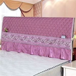 Dustproof Headboard Cover 1.2m 1.5m 1.8m 2.0m 2.2m Padded Thickened <b>Polyester</b> Modern Simple Style <b>Tie</b> Closure - Product Image 2