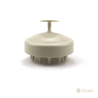 Brosse à cheveux en silicone imperméable pour le cuir chevelu, en paille de blé BL, vente en gros