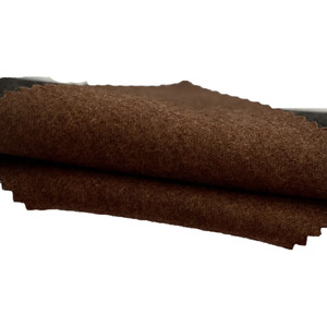 Wholesale Fabric Supplier Double Face <strong>Brown</strong> <strong>Wool</strong>/Polyester Cotton Knitting Plain Fabric for Clothing ZY083-2 - Product Image 6