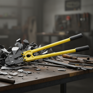 Coupe-boulons à poignées tubulaires en acier robuste pour la découpe de métaux - Product Image 3