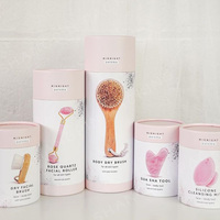 Boîtes en papier kraft pour pots de crème de luxe, contenants cosmétiques en papier kraft