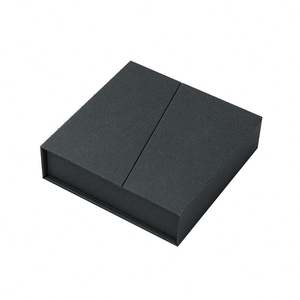 Source Factory Eco-Friendly Double Open Square Rigid Jewelry <b>Gift</b> <b>Box</b> Custom Logo Packaging for <b>Earrings</b> Rings Necklaces - Product Image 2
