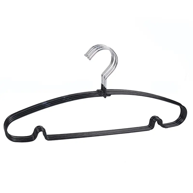 colorful PVC coating strong metal hanger for coat