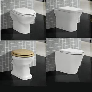 WC mural en céramique blanche pour salle de bain - Product Image 2