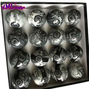 Xmlivet Original 57,25 mm – Boules de billard en résine phénolique de haute qualité – Ensemble complet de boules de billard à effet ondulé - Product Image 1