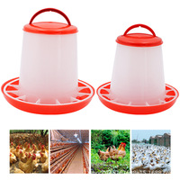 Nouveau seau d'alimentation pour poulets, canards et oies avec grille intégrée pour usage agricole