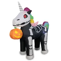 Costume gonflable effrayant personnalisé de citrouille de sorcière pour la décoration de la maison, hôtel, activités promotionnelles, événements