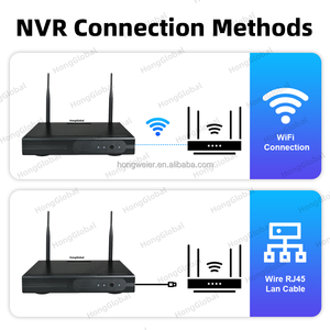 HongGlobal 3mp 5mp 4/6/8/10/16ch הבית בחוץ nvr ccctv ערכת מצלמה אלחוטית מערכת setoud מערכת אבטחה il - Product Image 5