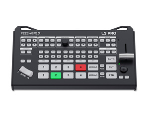 FEELWORLD L3 Pro Commutateur vidéo 5 canaux 4K HDM1 3G‑SDI, mixeur multi-caméras pour diffusion en direct avec enregistrement et contrôle de caméra PTZ - Product Image 4