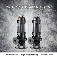 Pompa Limbah Submersible Tekanan Tinggi Suhu Tinggi 380V 100C Pompa Drainase Sentrifugal Air Panas untuk Spa Aromaterapi OEM