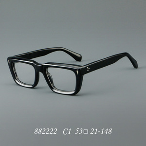 Venta al por mayor de <span class=keywords><strong>gafas</strong></span> de moda retro para hombres, monturas de <span class=keywords><strong>gafas</strong></span> ópticas de acetato, montura gruesa <span class=keywords><strong>Tom</strong></span>, <span class=keywords><strong>gafas</strong></span> de lectura para mujeres, tendencia 2025 - Product Image 6