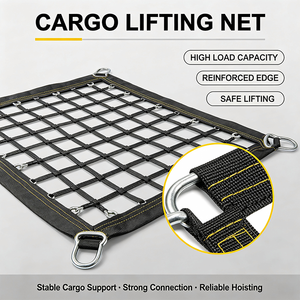 <span class=keywords><strong>Filet</strong></span> de levage de cargaison robuste en <span class=keywords><strong>corde</strong></span> et maille, <span class=keywords><strong>filet</strong></span> de sécurité pour la construction et l'industrie - Product Image 3