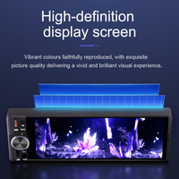 Reproductor MP5 para Auto SEMAITU de 6.36 Pulgadas con Pantalla Táctil IPS 1 Din, CarPlay Inalámbrico, Android Auto, Radio FM, Compatible con Carga Rápida