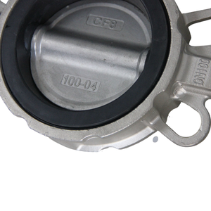 Радиально-сдвоенный дисковый затвор с ручным управлением из нержавеющей стали - Product Image 5