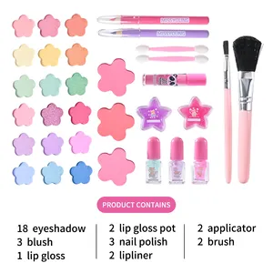 Girl's Favorite Toy Eyeshadow Lip Gloss Nail Polish Makeup Set Girls Makeup Set Makeup Sets For Kids