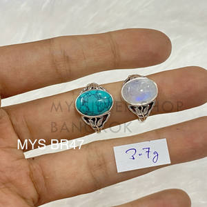 Bague en pierre de lune Bijoux en argent sterling fin Bijoux en argent pour femme - Product Image 1