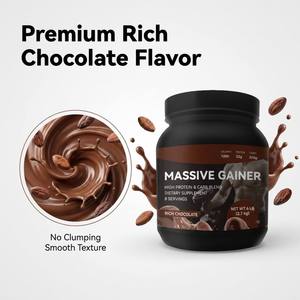 OEM Private Label <strong>Mass</strong> <strong>Gainer</strong> Protein Powder Rich Chocolate High Calorie <strong>Weight</strong> <strong>Gainer</strong> Muscle Building Nutrition Powder - Product Image 2