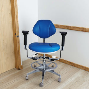Metal Foot Control Operating Armrest <strong>Dental</strong> Office <strong>Chair</strong> <strong>Dental</strong> <strong>Medical</strong> Microscope Ergonomic Saddle Stool 150kg Load Capacity - Product Image 6