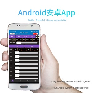 QHOTEN DMX para <span class=keywords><strong>Bluetooth</strong></span> Dimmer Aplicación de teléfono <span class=keywords><strong>Android</strong></span> Control Iluminación de escenario Dial Dirección remota Código Programación y modificación - Product Image 2