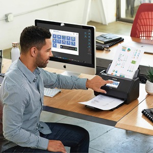 <span class=keywords><strong>Scanner</strong></span> de documents sans fil recto-verso E-pson ES-580W, 35ppm 70ipm ADF 100 feuilles, <span class=keywords><strong>scanner</strong></span> de bureau avec écran tactile WiFi - Product Image 4