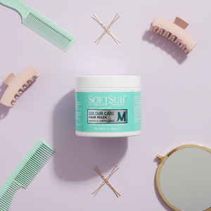 Mascarilla Capilar Profesional de 400 ml, Personalizada de Fábrica, Rica en Nutrientes, Cuidado del Color, Protección del Color para <span class=keywords><strong>Cabello</strong></span> Teñido, para Uso en Casa o Salón - Product Image 1