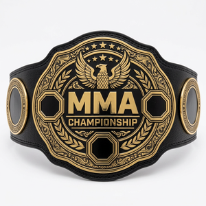 เข็มขัดแชมป์ MMA รุ่นเฮฟวี่เวท แบบกำหนดเองได้ พร้อมโลโก้ซีรีส์นักสู้ สำหรับผู้ใหญ่ - Product Image 1