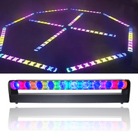Projecteur LED mobile 10x40W RGBW 4-en-1 pour scène, idéal pour KTV, bars, salles de banquet, théâtres, concerts