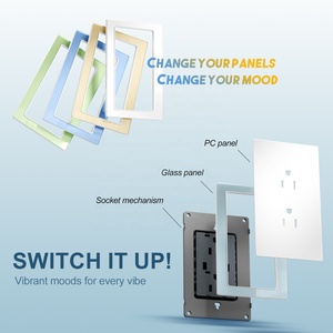 Tiêu chuẩn Mỹ điện đôi <span class=keywords><strong>3</strong></span> pin tường ổ cắm PC & Glass Bảng điều chỉnh 15A Đánh giá hiện tại 2 AC Ổ Cắm phích cắm ổ cắm cho các bệnh viện - Product Image 4