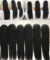 Perruque Frontale 13x4 HD en Cheveux Humains Ondulés Profonds de 40 Pouces, Perruques Brésiliennes à Ondulation Profonde avec Dentelle Frontale, Fournisseur de Perruques HD
