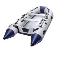 Bateau pneumatique de sauvetage 3m/3.2m/4m/4.8m/5m pour 3 personnes, idéal pour la pêche, les loisirs en eaux offshore et le surf
